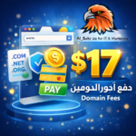 دفع اجور الدومين 17 دولار